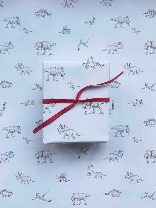 Dinosaur Wrapping Paper Sheet