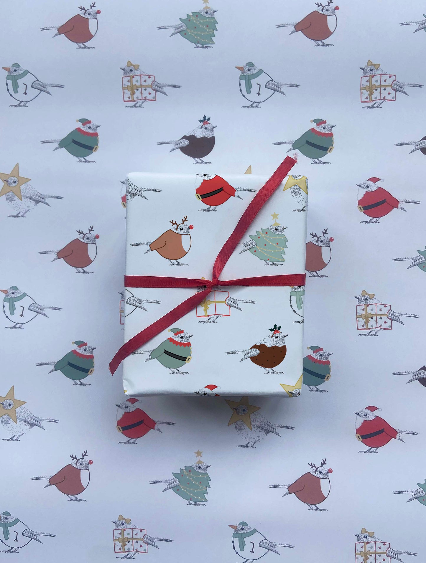 Robin Wrapping Paper Sheet