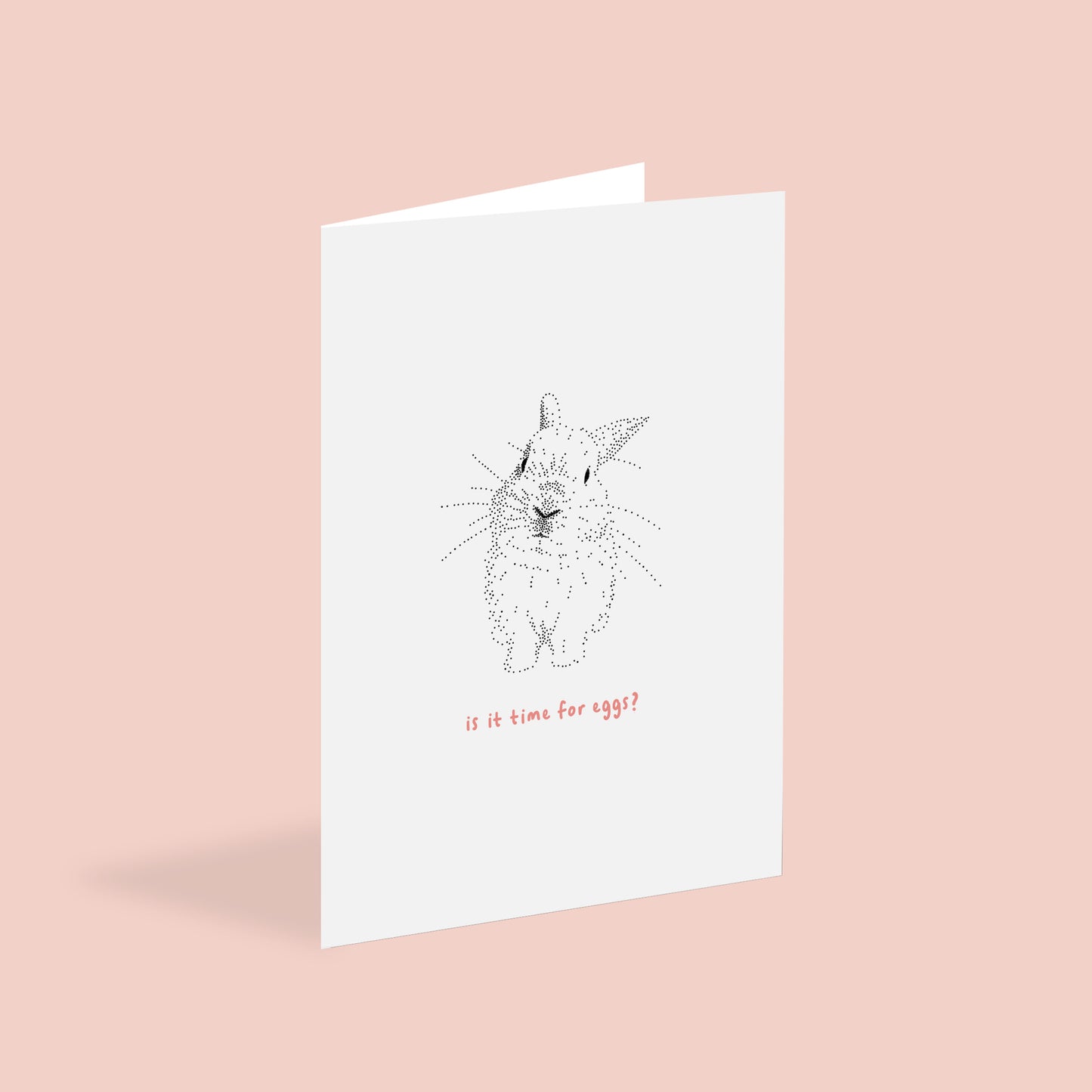Is it time for Eggs? - Funny Easter Bunny Card - Bamber Prints