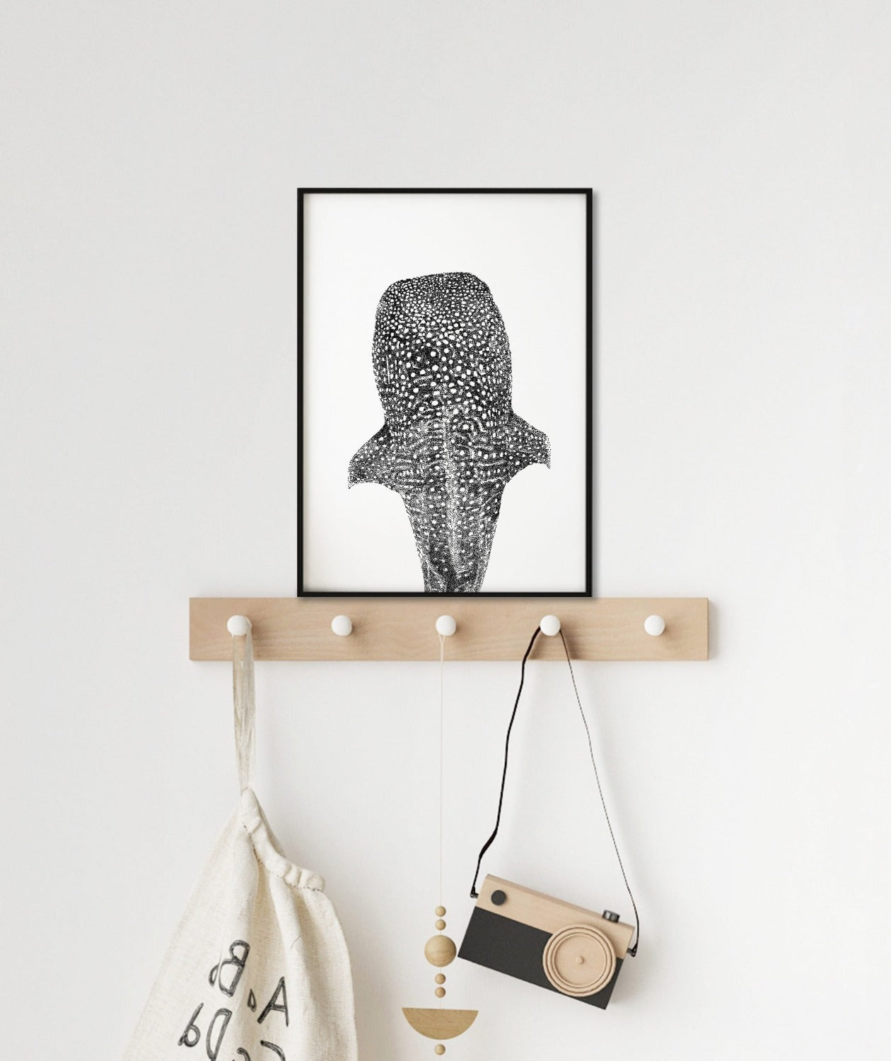 whale shark print - bamber prints