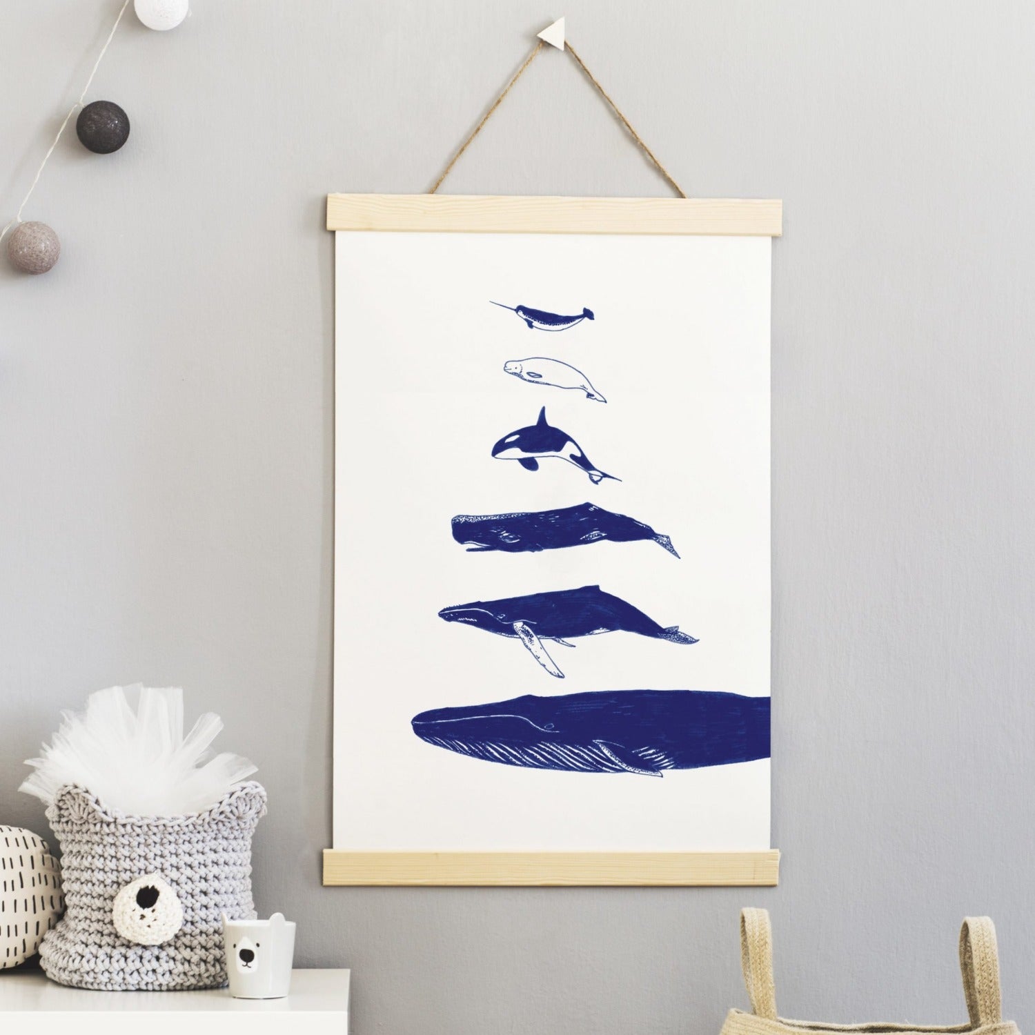 whales print - bamber prints